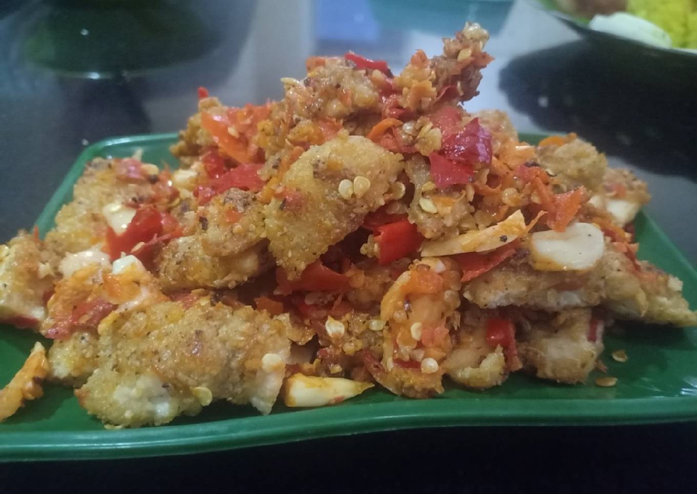 Ayam geprek untuk diet