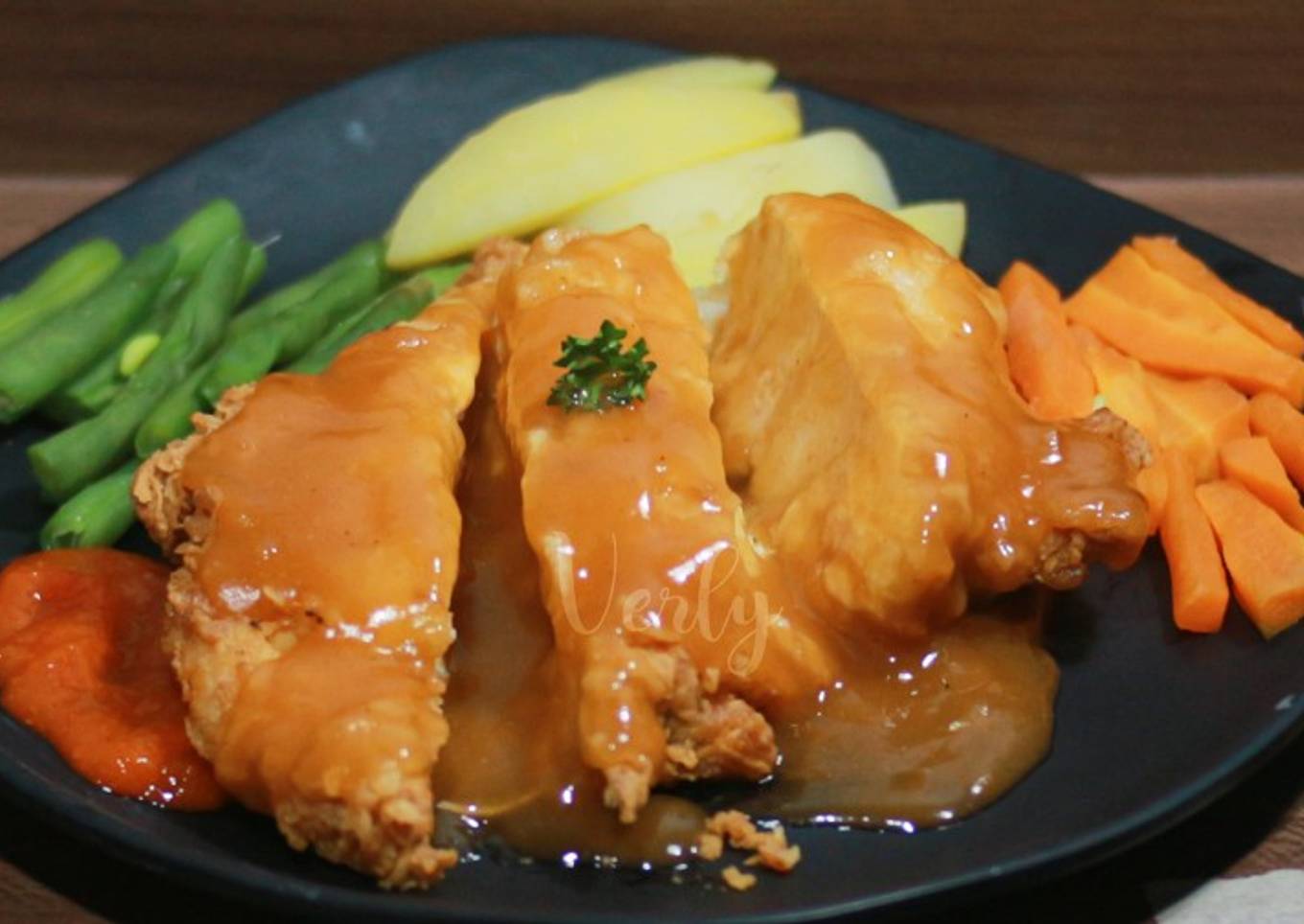 Steak ayam π€π ala waroeng steak