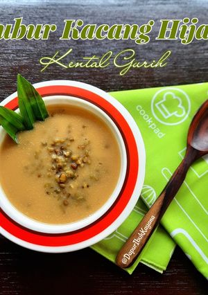 Foto resep 505. Bubur Kacang Hijau Kental Gurih