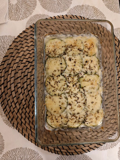 Una foto de Lasagna de calabacín de pavo y queso