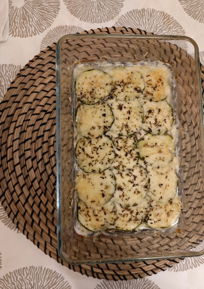 Una foto de Lasagna de calabacín de pavo y queso