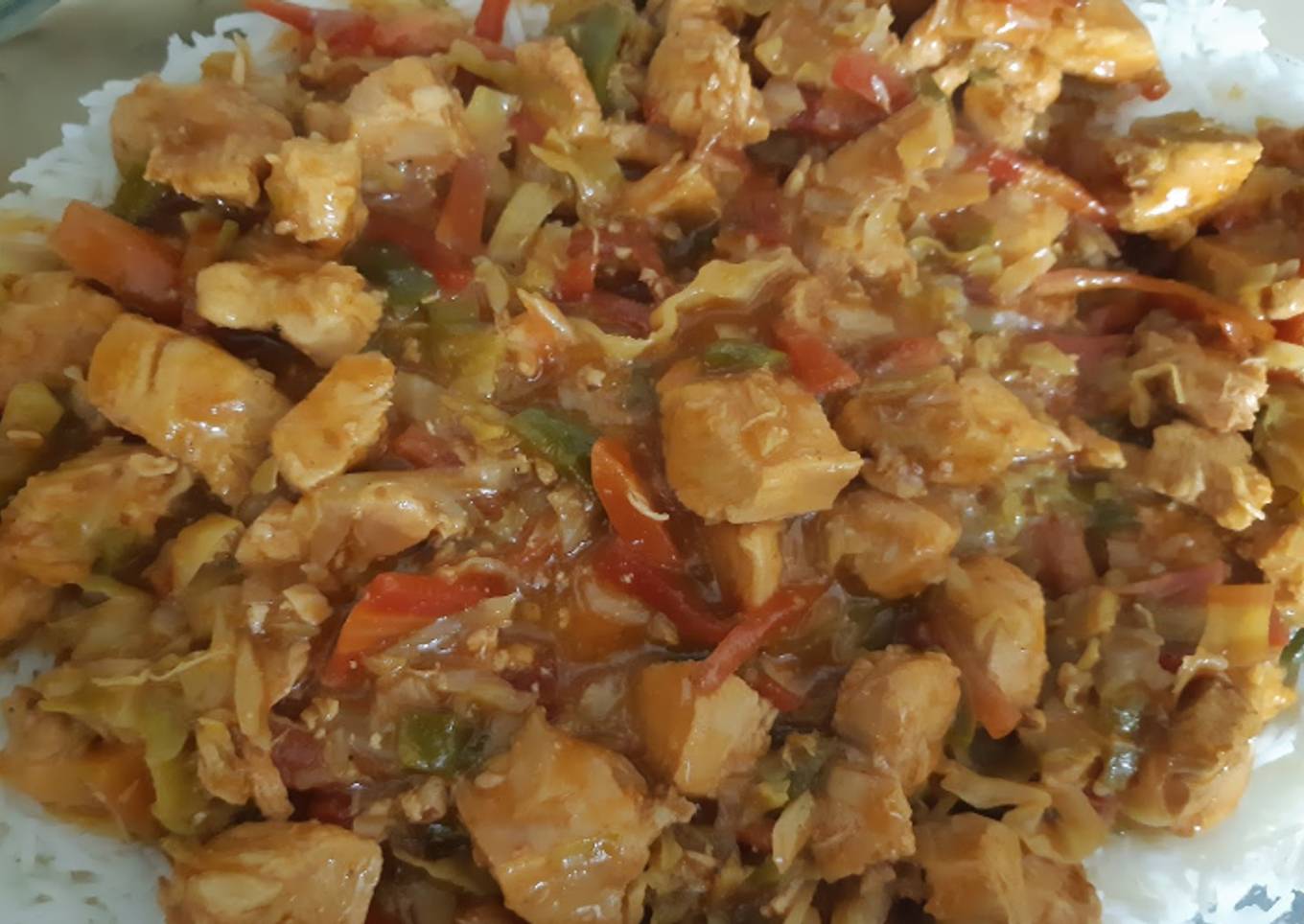 Chicken with veggies (Chinese chicken)