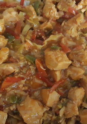 A picture of Chicken with veggies (Chinese chicken).