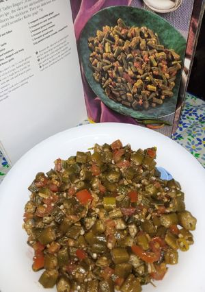 A picture of Indian Style Okra Curry.