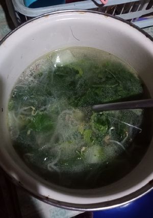 Foto resep Sawi putih soun toge banjir