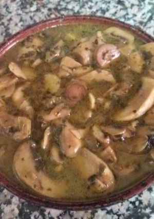 Una foto de Champiñones a la cerveza (A mi manera)