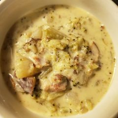 A picture of Loaded Potato and Broccoli Chowder.