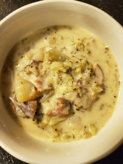 A picture of Loaded Potato and Broccoli Chowder.