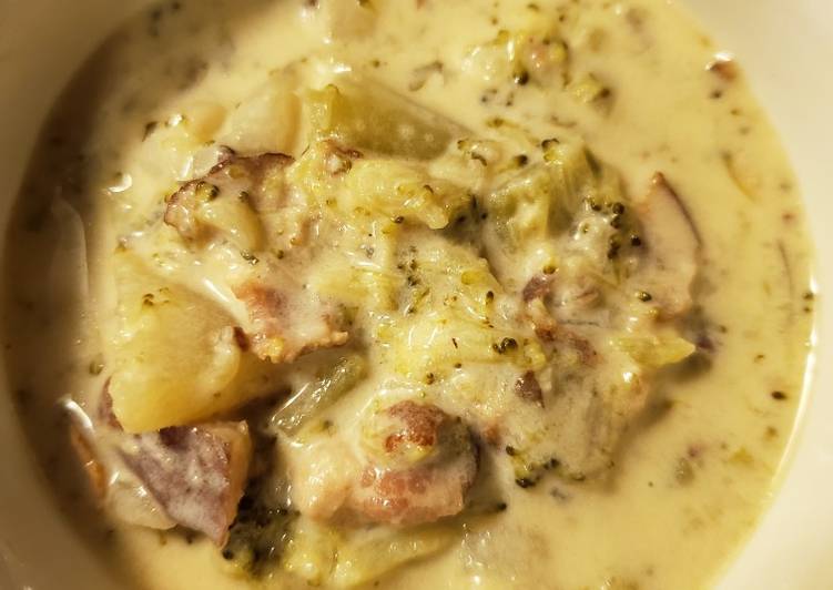 Step-by-Step Guide to Make Quick Loaded Potato and Broccoli Chowder