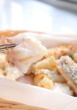 氣炸椒鹽鱸魚片，鮮嫩酥脆！ 的食譜成品照片