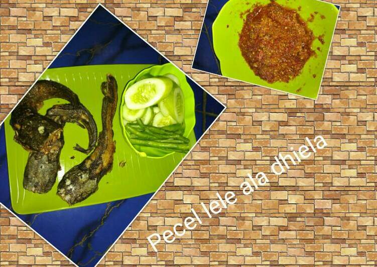 Pecel lele ala dhiela