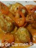 Rollitos de panga rellenos de langostinos