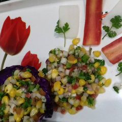 A picture of Sweet corn salsa (salad).