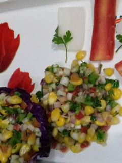 A picture of Sweet corn salsa (salad).