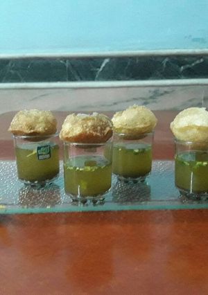 A picture of Puchkaa.....pani puri.