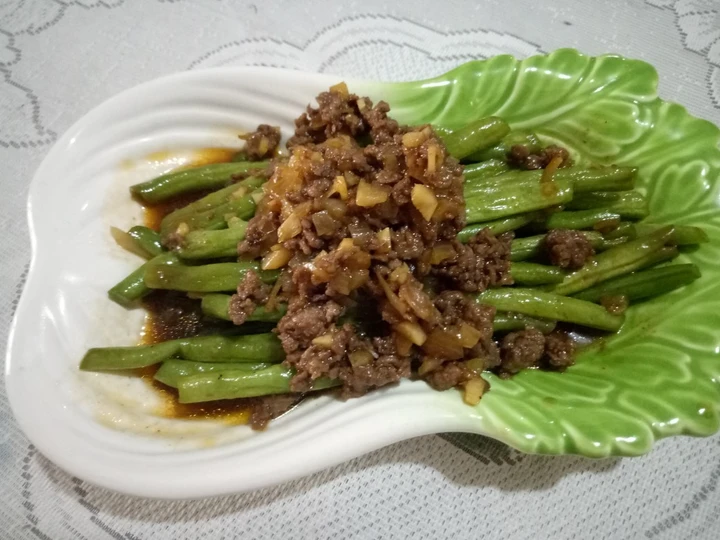 Cara Mudah Menyiapkan Resep  Tumis Buncis Daging Cincang yang Enak, Sempurna