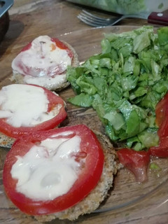 Una foto de Milanesas de Berenjena Napolitana al horno
