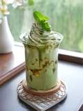 Matcha Osmanthus Chrysanthemum Jelly