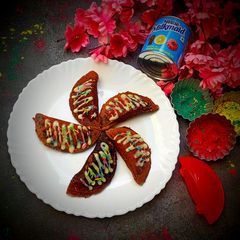 A picture of Pancake gujiya.