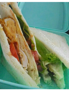 Foto resep 2. Roti sandwich bekal anak sekolah
