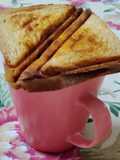 Cheesey paneer sandwich