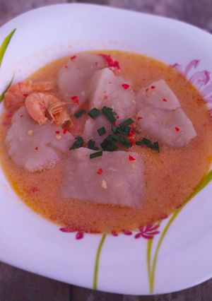 Foto resep 12. Laksan kuah udang khas Palembang