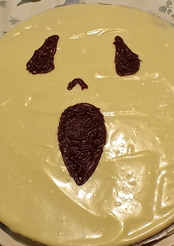 Una foto de "Fantascocho" de zanahoria con cobertura de queso crema sin gluten