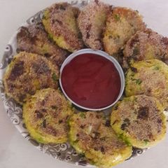Veg paneer cutlet A picture of Veg paneer cutlet.