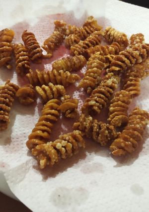 Una foto de Snack de pasta corta