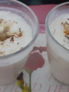 A picture of Dry fruit lassi.