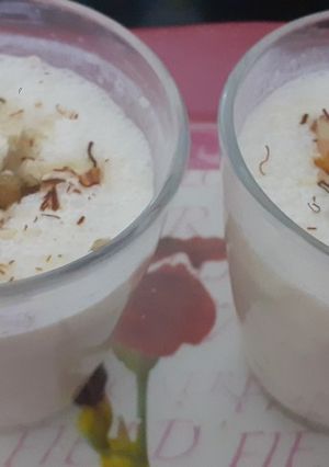 A picture of Dry fruit lassi.