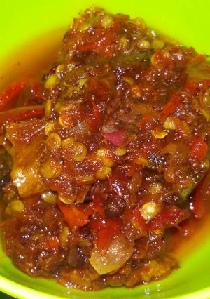 Foto resep Sambal ekstra pedas