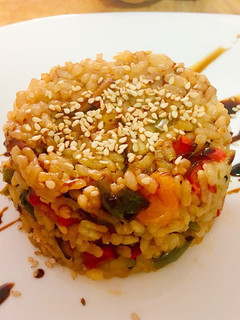 Una foto de Arroz con jengibre y Soja (guarnición)