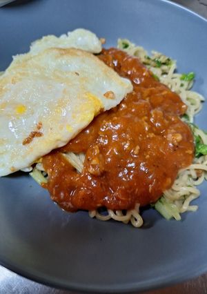 鐵板麵 的食譜成品照片
