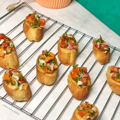A picture of Bruschetta.