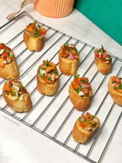 A picture of Bruschetta.