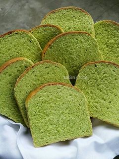 Foto resep Roti tawar santan pandan