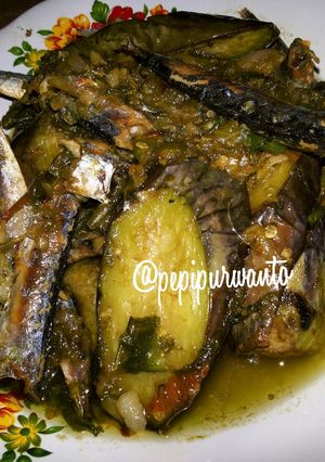 Foto resep Ikan asin terong sambel ijo