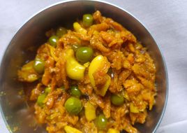 कच्ची हल्दी की सब्जी