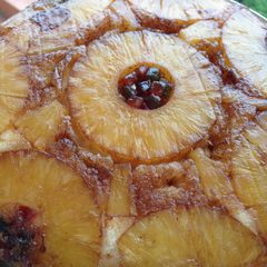 A picture of Pineapple Upside down cake.