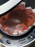 Simple Air-Fried Yogurt Chocolate Basque Cake