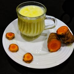 A picture of Turmeric Milk / Golden Milk.