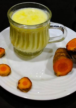A picture of Turmeric Milk / Golden Milk.