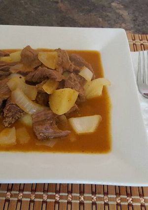Una foto de Carne de res en salsa de jalapeño
