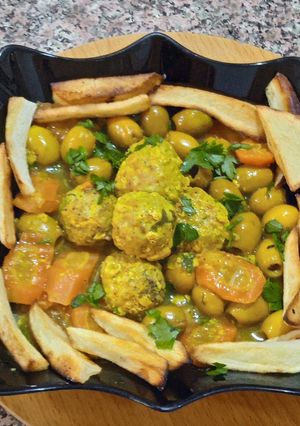 Une photo de Tajine des olives revisité