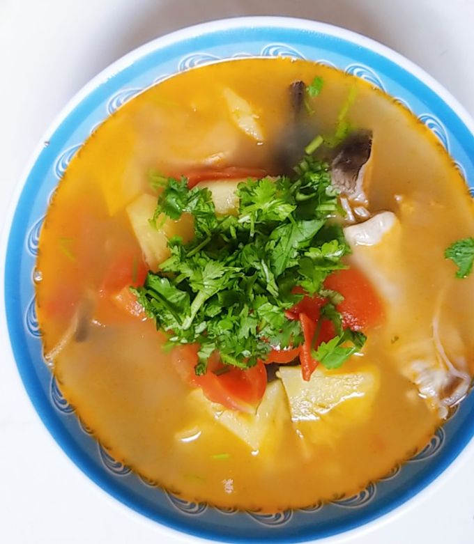 Hình của món Canh chua cá bớp.