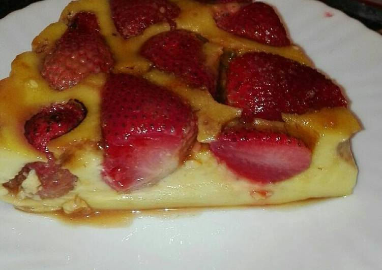Tarta de fresa en la olla GM g