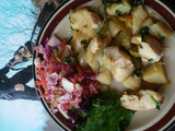 Pechugas de pollo con papas