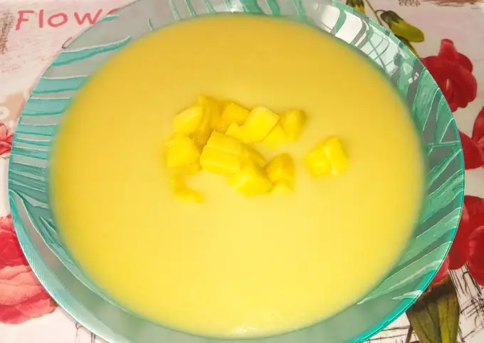 Receta Sopa fría de calabacín y mango