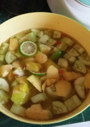Foto resep Manisan dondong+timun